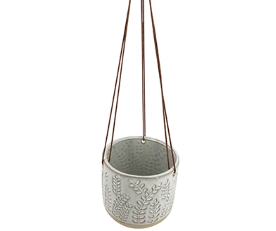 Hanging ceramic vase 3 1/2"